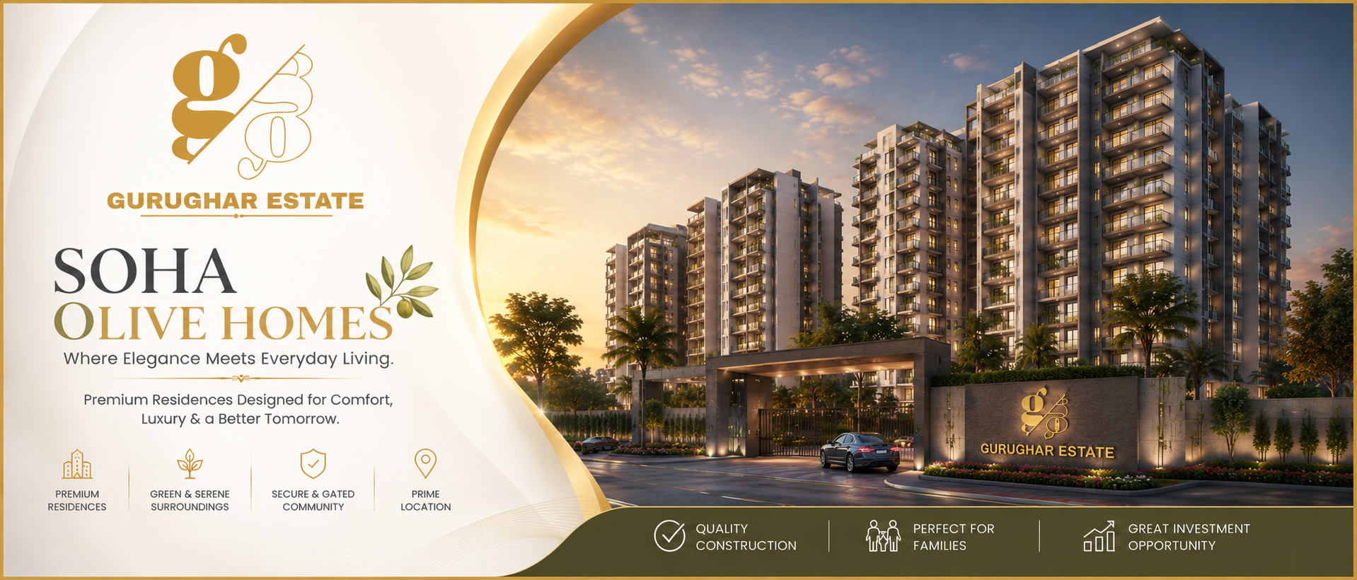 GuruGhar Estate Banner